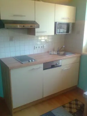 Küche/Küchenzeile in der Unterkunft Appartement Landhaus Stierer