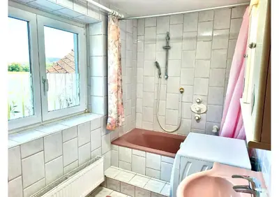 Ein Badezimmer in der Unterkunft Apartments Enser , Gampern