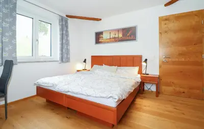 Ein Bett oder Betten in einem Zimmer der Unterkunft Ferienwohnung In Sankt Koloman