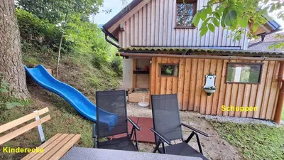 Ein Garten an der Unterkunft Luis Haus
