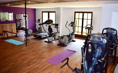 Das Fitnesscenter und/oder die Fitnesseinrichtungen in der Unterkunft Gosau Apartment 202