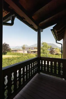 Ein Balkon oder eine Terrasse in der Unterkunft Dachstein Residenzen