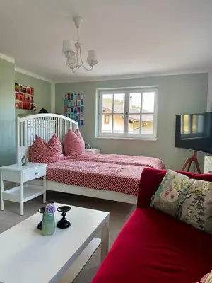 Ein Bett oder Betten in einem Zimmer der Unterkunft LIVA LIVING, Apartments mit Berg- und Seeblick, große Terrassen