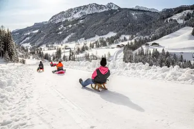 Griesbauer Familie Gehwolf im Winter