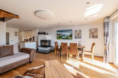 Ein Sitzbereich in der Unterkunft StoderGarden Apartment - by myNests