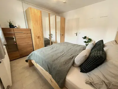 Ein Bett oder Betten in einem Zimmer der Unterkunft Apartment Moritz