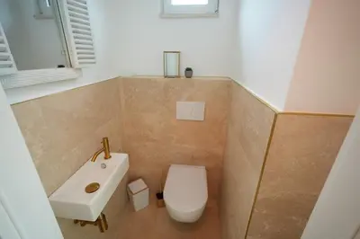 Ein Badezimmer in der Unterkunft Appartement Am-Wildpfad