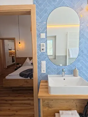 Ein Bett oder Betten in einem Zimmer der Unterkunft Lake View Lodge