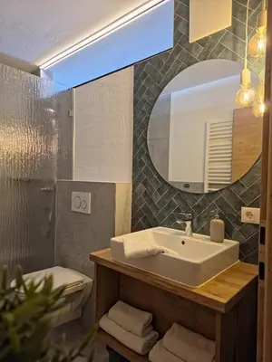 Ein Badezimmer in der Unterkunft Lake View Lodge