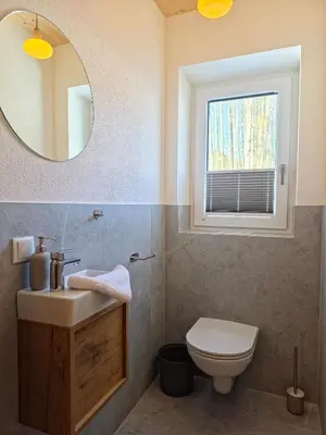 Ein Badezimmer in der Unterkunft Lake View Lodge