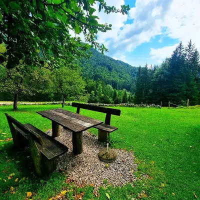 Naturlandschaft in der Nähe des Ferienhauses