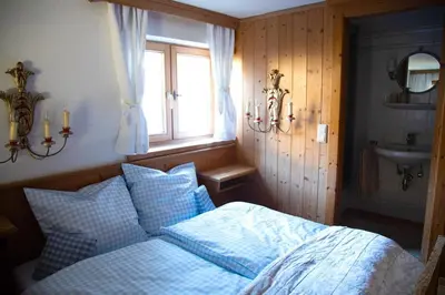 Ein Bett oder Betten in einem Zimmer der Unterkunft Apartment in Altenmarkt im Pongau
