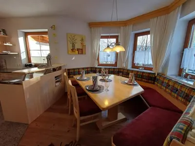 Ein Sitzbereich in der Unterkunft Ferienhaus-Birgit-Gerald-Reinbacher