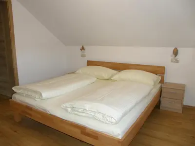 Ein Bett oder Betten in einem Zimmer der Unterkunft Apartment Altaussee