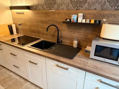 Küche/Küchenzeile in der Unterkunft Appartement Sissi