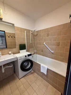 Ein Badezimmer in der Unterkunft Apartment Theresa