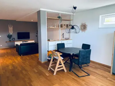 TV/Unterhaltungsangebot in der Unterkunft Tolle Wohnung mit Seeblick