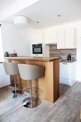 Küche/Küchenzeile in der Unterkunft Apartmenthotel 's Mitterndorf