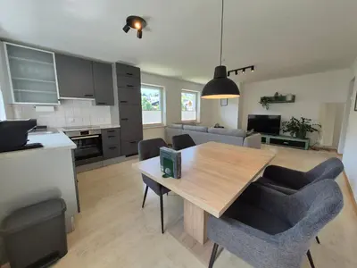 Küche/Küchenzeile in der Unterkunft Apartment East