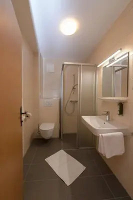 Ein Badezimmer in der Unterkunft Haus Miriam