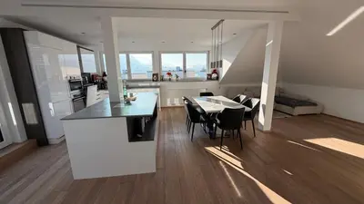 Küche/Küchenzeile in der Unterkunft Ferienwohnung Moser