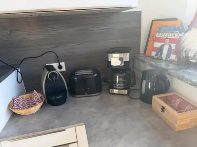 Küche/Küchenzeile in der Unterkunft Ferienwohnung Moser