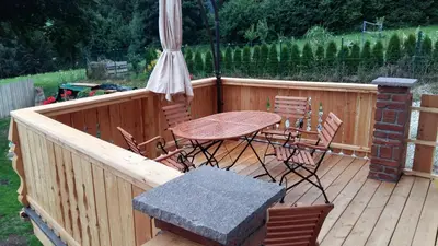 Ein Balkon oder eine Terrasse in der Unterkunft Haus Mehrl