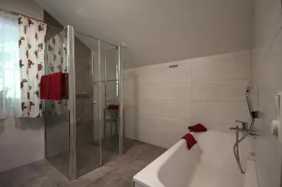 Ein Badezimmer in der Unterkunft Ferienwohnung Schlossmayr