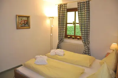 Ein Bett oder Betten in einem Zimmer der Unterkunft Chalet Zauberflöte
