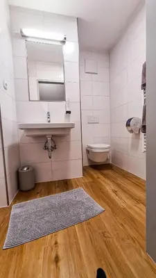 Ein Badezimmer in der Unterkunft Gasthof Weissl