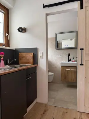 Grundriss der Unterkunft Boutique Apartment mit Blick auf den Plomberg