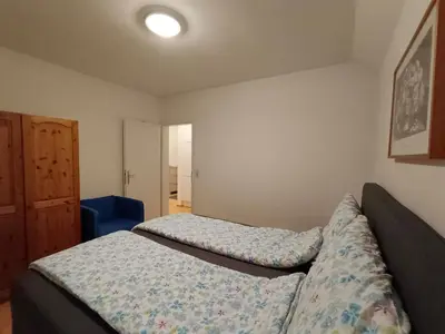 Ein Bett oder Betten in einem Zimmer der Unterkunft Nähe Traunsee-Attersee OGO