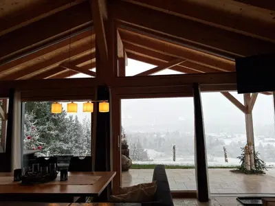 Naturlandschaft in der Nähe des Chalets