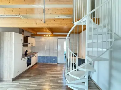 Küche/Küchenzeile in der Unterkunft Wohnung in Schwanenstadt