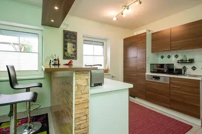 Küche/Küchenzeile in der Unterkunft Gemütliche Wohnung in der Nähe von Gmunden