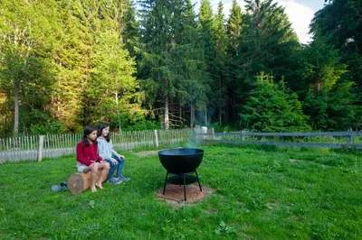 Gäste, die in der Unterkunft Familienfreundliches Chalet mit Sauna & Kamin 5 Minuten zum Skigebiet übernachten