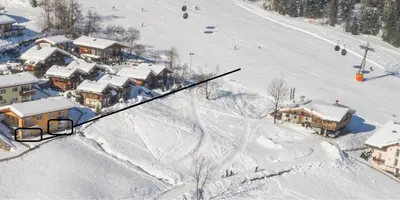 Alm-Lodge Flachau Ski-InSki-out im Winter