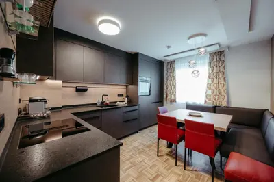 Küche/Küchenzeile in der Unterkunft ELLIS Apartment