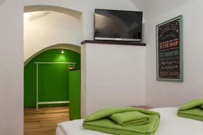 Ein Bett oder Betten in einem Zimmer der Unterkunft The Green House - Luxury Apartments