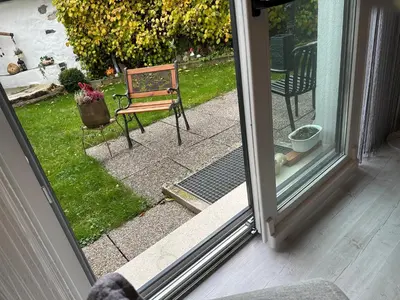 Ein Garten an der Unterkunft Komfortzimmer