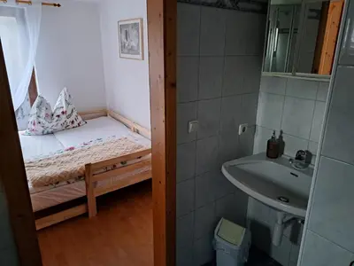 Ein Badezimmer in der Unterkunft Urlaub am Liasnhof