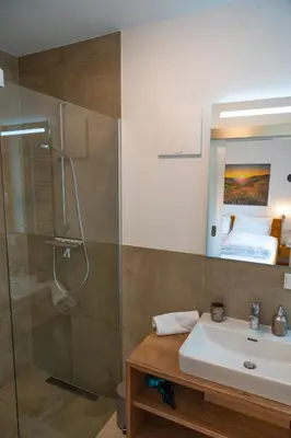 Ein Badezimmer in der Unterkunft Triebenstein Hideaway