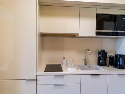 Küche/Küchenzeile in der Unterkunft Apartment Wohnung 305 Bergblick by Interhome