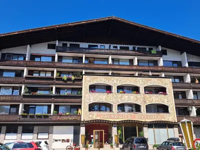 Das Gebäude in dem sich die Ferienwohnung befindet