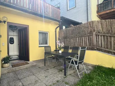Ein Balkon oder eine Terrasse in der Unterkunft Apartment Theresa by Landluft