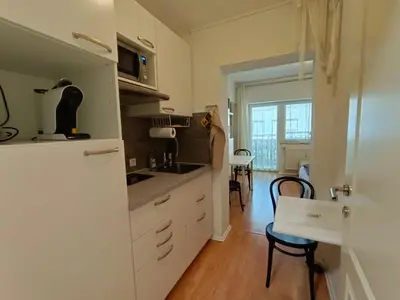 Küche/Küchenzeile in der Unterkunft Traunsee Apartment
