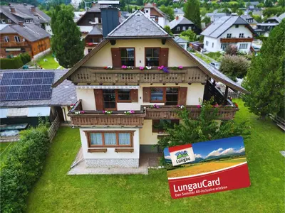 Das Gebäude in dem sich die Ferienwohnung befindet