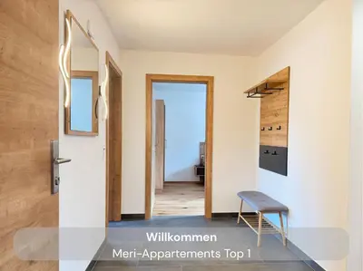 Grundriss der Unterkunft Meri Appartements im Lungau nahe Obertauern - öffentliche Verkehrsmittel gratis