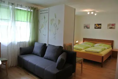 Ein Bett oder Betten in einem Zimmer der Unterkunft Appartement Heidi