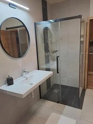 Ein Badezimmer in der Unterkunft Appartement Goglhof